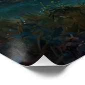 Magische Jasper Moose en Rocky Mountains Perfect Poster (Hoek)