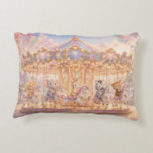 Magische Jungle Carrousel Dromen Accent Kussen (Achterkant)