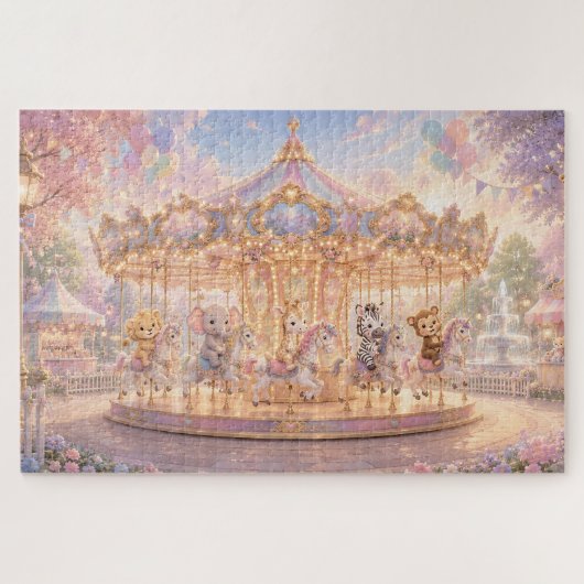 Magische Jungle Carrousel Dromen Legpuzzel (Horizontaal)