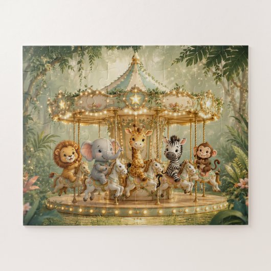 Magische Jungle Draaimolen Legpuzzel (Horizontaal)