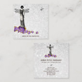 *~* Magische  juwelen  Vierkante Visitekaartje (Voorkant / Achterkant)