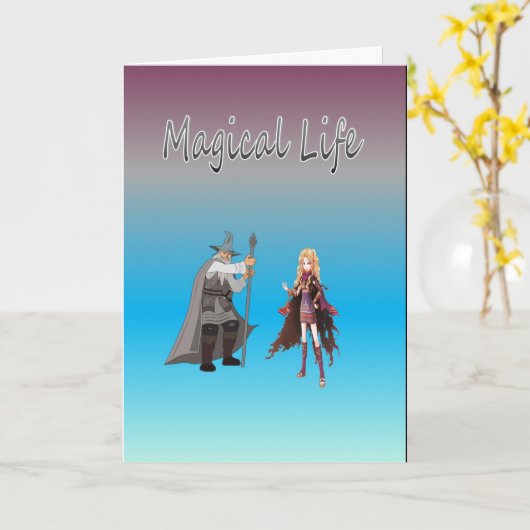 Magische kaart (Gele Bloem)