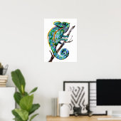Magische Kameleon Poster (Thuiskantoor)