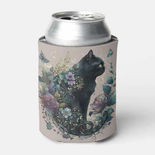 Magische kat blikjeskoeler (Blikje Voorkant)