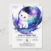 Magische Kat Boho Verjaardag Kaart (Voorkant)