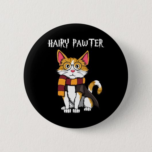 Magische kat met gels die kat ronde button 5,7 cm (Voorkant)