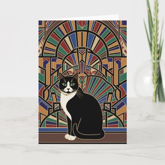 Magische Kat Notitiekaartje (Voorkant)