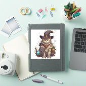 Magische kat sticker (iPad Cover)