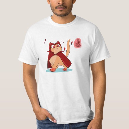 Magische kat t-shirt (Voorkant)