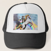 Magische kat & Unicorn Trucker Hat Trucker Pet (Voorkant)