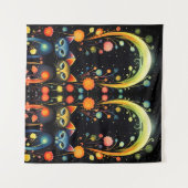 Magische katten wandkleed (Voorkant (horizontaal))