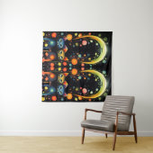 Magische katten wandkleed (In Situ (horizontaal))