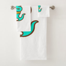 Magische Kawaii Djinn - Neon Spirit Bad Handdoek