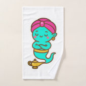 Magische Kawaii Djinn - Neon Spirit Bad Handdoek (Handdoek)