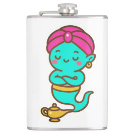Magische Kawaii Djinn - Neon Spirit Heupfles