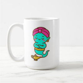 Magische Kawaii Djinn - Neon Spirit Koffiemok