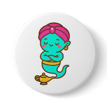 Magische Kawaii Djinn - Neon Spirit