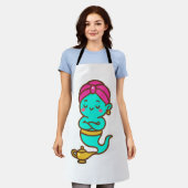 Magische Kawaii Djinn - Neon Spirit Schort (Gedragen)