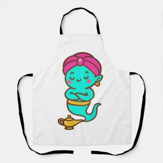 Magische Kawaii Djinn - Neon Spirit Schort (Voorkant)