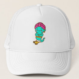 Magische Kawaii Djinn - Neon Spirit Trucker Pet