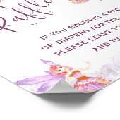 Magische keiharde Baby shower voor luierriemen Poster (Hoek)