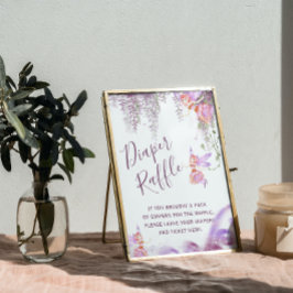 Magische keiharde Baby shower voor luierriemen Poster