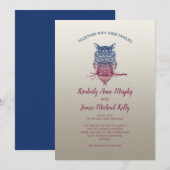 Magische Keltische uil Kaart (Voorkant / Achterkant)