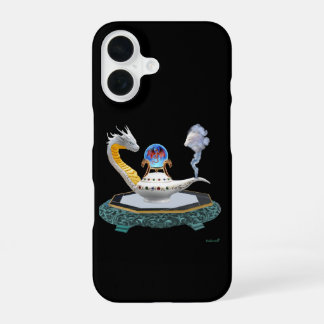 Magische Keramische Draak Lantaarn Fantasie Kunst iPhone 16 Hoesje
