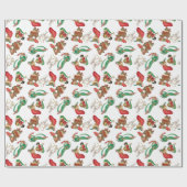 Magische kerst cadeaupapier (Vlak)