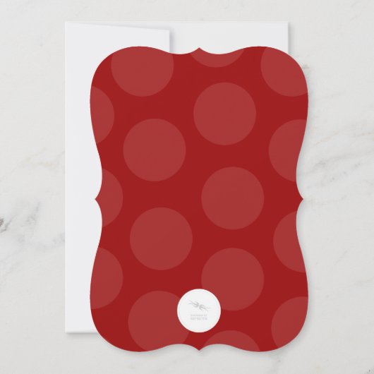 Magische Kerst Elf Klassieke Kerstfeest Uitnodigin Kaart (Achterkant)