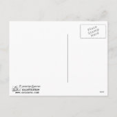 Magische kerst feestdagenkaart (Achterkant)