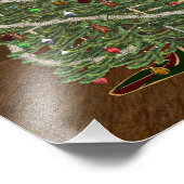 Magische kerst foto afdruk (Hoek)