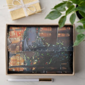 Magische kerst in de stad Decoupage Craft Paper Tissuepapier (Geschenk)