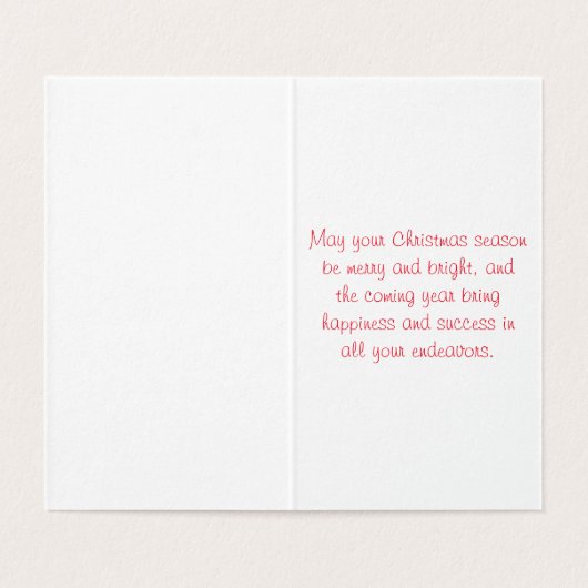 Magische kerst kaart (Binnenkant ongevouwen)