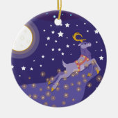 Magische kerst keramisch ornament (Voorkant)