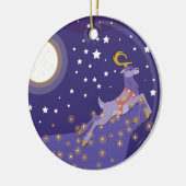 Magische kerst keramisch ornament (Links)