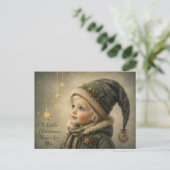 Magische Kerst Kind Kaart (Staand voorkant)
