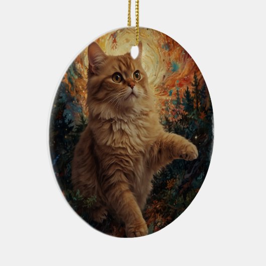 Magische Kerst Kitten Ornament (Rechts)