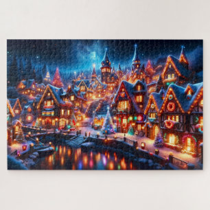 Magische kerst legpuzzel