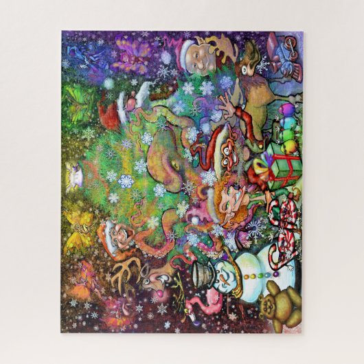 Magische kerst legpuzzel (Verticaal)