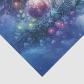 Magische kerst Polar Beer in Grot Decoupage Tissuepapier (Detail)