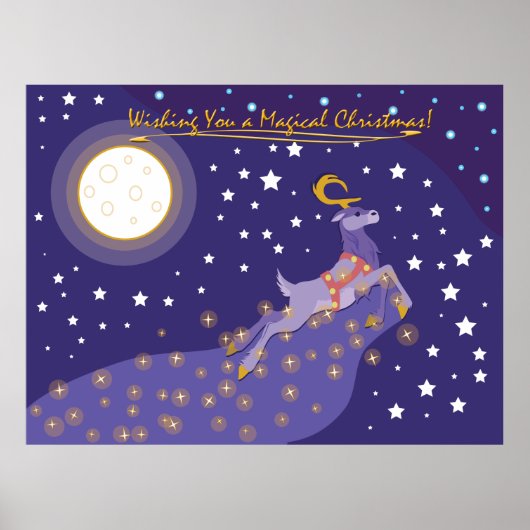 Magische kerst poster (Voorkant)