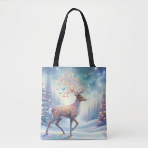 Magische Kerst Rendier Boodschappentas Tote Bag