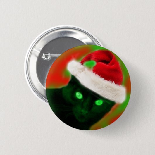 Magische kerst ronde button 5,7 cm (Voorkant /achterkant)