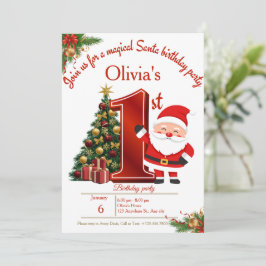 Magische Kerst Verjaardagskaart voor Meisjes Feestdagenkaart