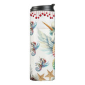 Magische Kerst Zeepaardje Eenhoorn Thermosbeker (Gedraaid links)