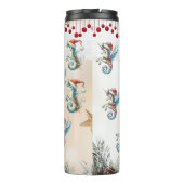 Magische Kerst Zeepaardje Eenhoorn Thermosbeker (Achterkant)