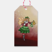 Magische kerstabel cadeaulabel (Achterkant)