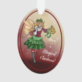 Magische kerstabel ornament (achterkant)