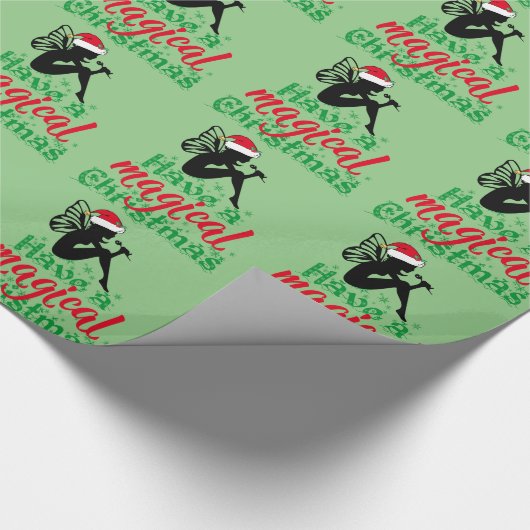 Magische kerstavond cadeaupapier (Hoek)